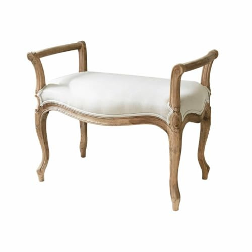 Loberon Bank Pierremont, Creme/antikbraun