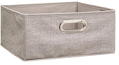 5five - cesta de tela mix n modul 31x15cm beige jaspeado