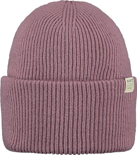 Barts Haveno Beanie Lila/Violett - Warme dehnbare Strickmütze, Größe One Size - Farbe Mauve