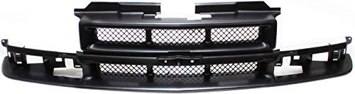 Garage-Pro Front Grille Assembly For Chevrolet S10 1998-2004, Blazer 1998-2005, Truck Grill Black GM1200418