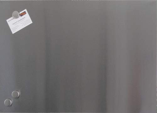 Magnettafel aus Edelstahl, Maße ca. 40 x 60 x1 cm