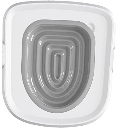 F Fityle Asiento de Entrenamiento para Inodoro para, Kit de Bandeja de Arena, Sistema de Entrenamiento para domésticos con guía de Entrenamiento, Gris
