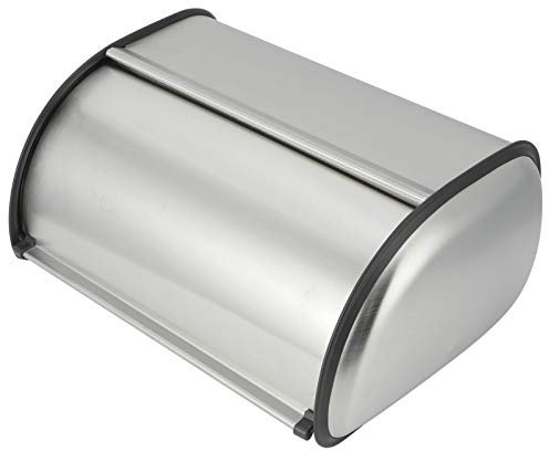 BoîTe à Pain, BoîTe de Stockage de Pain En Acier Inoxydable Poli DéPoli Avec Couvercle Coulissant Utilisé Pour Le Stockage de Pains Frais de Comptoir De Cuisine Conteneur à GâTeaux