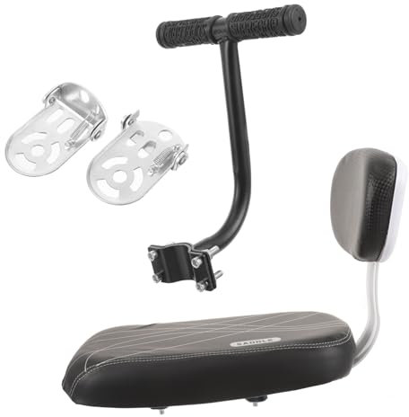 BESPORTBLE 1 Satz Hintere Fußpedale Fahrräder Hinterer Sattel Fahrrad-rücksitzkissen Fahrradsitzbezugkissen Fahrradsattel Fahrrad Rücksitz Mountainbike Zurück Sanft Regal Schwamm