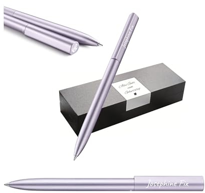 Pelikan Bolígrafo Ineo® Elements K6 con grabado de regalo, bolígrafos únicos con nombre, regalos personalizados para Navidad, bolígrafo personalizado (morado)