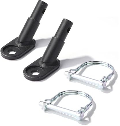1 Stück Fahrradanhänger Kupplung, Hundeanhänger Kupplung für Fahrrad, Fahrrad Anhängerkupplung Kupplung für Anhänger mit Zwei Sicherungsstift (Schwarz 1 Stück)