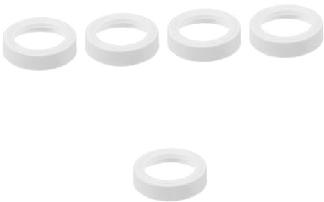 Amosfun 5St Zubehör für Thermosflaschen gummidichtung gummi dichtungen Thermoskanne Ersatzdichtung Dichtungsring für Trinkflaschen Dichtungsringe elastischer Dichtungsring Siegelring Weiß