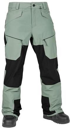 Volcom Stone Mica 20k Snowboard-Skihose für Damen, Lichen Grün, M