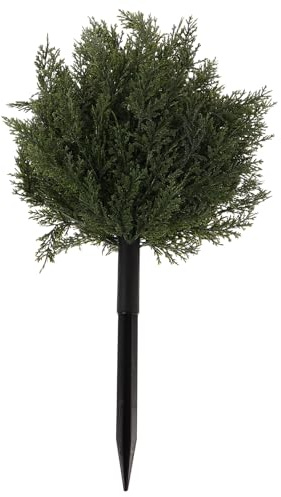 ADOCARN Árbol De Navidad Artificial con Estaca De Arbustos Redondos Artificiales para Decoración De Jardín Interior para Porche y Plantas De Jardín