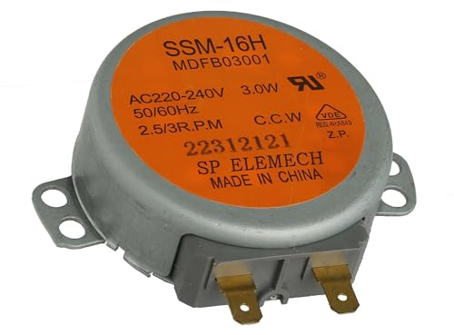 Masterpart Mikrowellen-Drehteller-Motor, 240 V, passend für Samsung DW60J9960US/EU, MC35R8088LG/FA Mikrowellen DE31-10098A