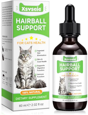 NKKOBSLE Hairball Remedy for Cats, Cat Hairball Treatment, Promotes Natural Passage of Hairballs, Hairball Treats for Cats, Prevent & Remove Hairballs