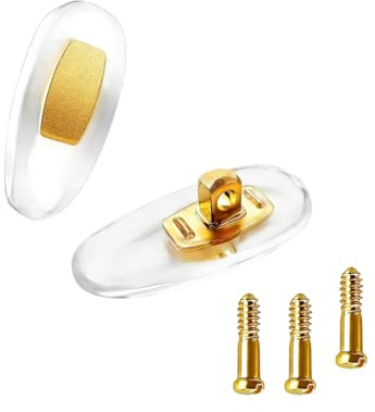 Plaquettes de nez de rechange pour lunettes de soleil Gucci - Verres à visser | Coussinets nasaux en silicone