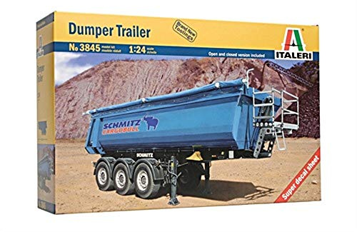 Italeri 8001283038454 510003845 - Muldenkipper-Anhänger, Blau, zzzz-s