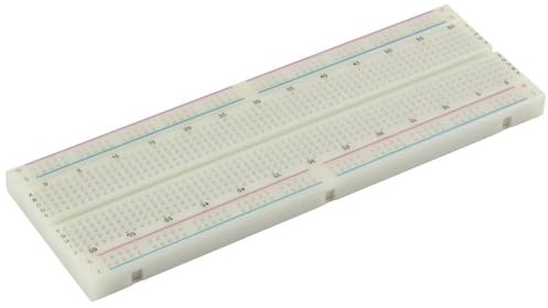 Velleman VTBB2N Solderless Breadboard 830 Connection Holes, Multi-Colour