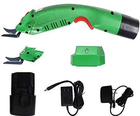 MXBAOHENG WBT-2 Elektrische Schere, kabellos, zum Schneiden von Stoff/Teppich/Schwamm/Karton/Stoff (Elektroschere)