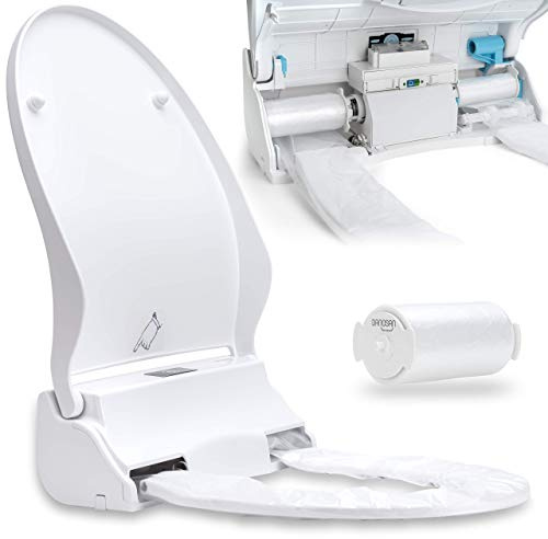 DANOSAN Hygiene WC-Sitz - Automatischer Folienwechsel & UV-Desinfektion | Berührungslose Bedienung & frische Sitzfolie bei jeder Nutzung - für besonders hygienische und komfortable Anwendung