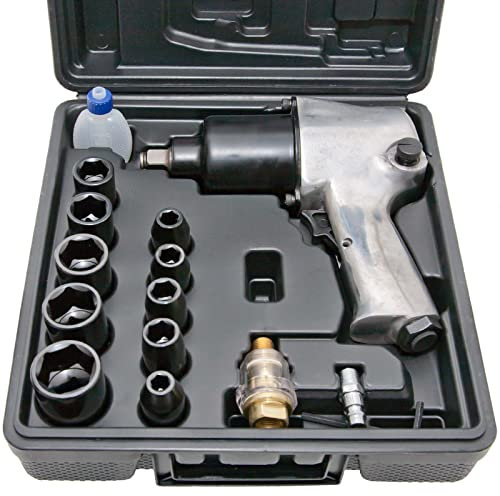 576 Nm 1/2 Druckluft Schlagschrauber 17-teiliges SET Schlagschraubersatz
