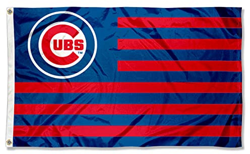 Chicago Baseball Stars and Stripes American Nation 3x5 Flag