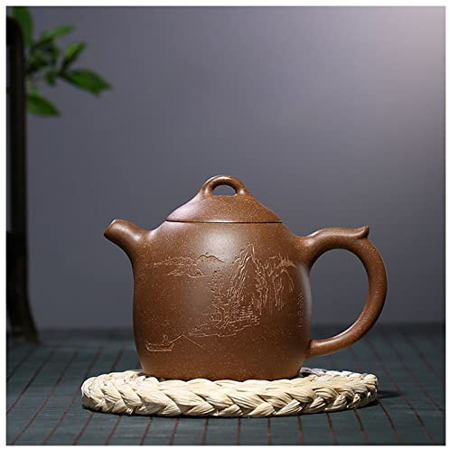 Kettle Quality Large Capacity 420ml Yixing Tea Pot Purple Clay teapot Handmade Kettle ore Teaware Chinese Tea Ceremony Supplies Kettles Electric