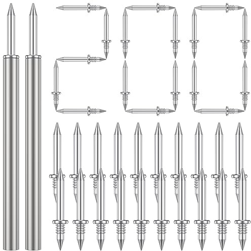 Clous sans Couture à Double Tête 200pcs pour la Ligne de Plinthe, Vis de Sécurité Invisibles avec 2 Outil de Douille Spécifique à l'ongle