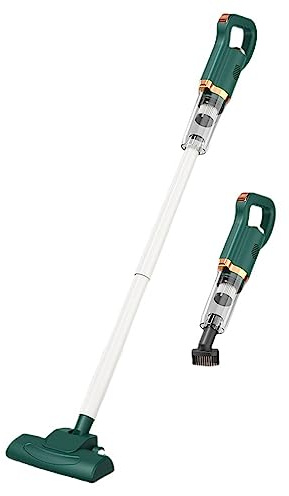 Aspiradoras Escobillas Ligera Inalámbrica, 9000pa Aspiradora Aspiradora Escoba Aspiradoras de Mano Recargable con Filtro HEPA, Silenciador Vertical para Cerdas de Animales, Madera Dura, Moqueta