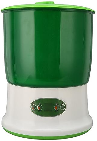 Macchina per germogli di soia, contenitore per germogli con irrigatore a 360 gradi, set di bicchieri compatibili con soia, fagioli mung e fagioli neri (standard europeo)