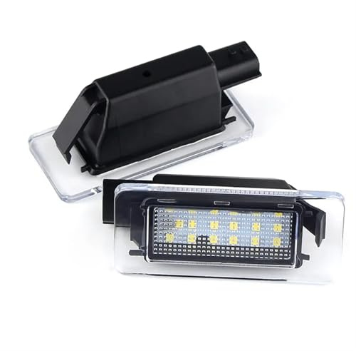 LED Luce della Targa Per Dacia Per Duster 2018- Canbus Bianco Led Numero Targa Luci Lampada 265108990E Luci Targa