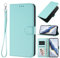 Rfvzubemok Compatible with Nokia C32 4G TA-1534,Compatible with Nokia C32 4G TA-1534 Flip Kickstand Magnetic closure Wallet Cover Mint