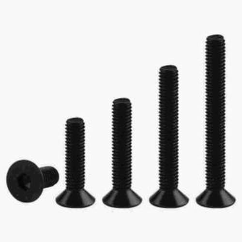1 x Innensechskant-Senkkopfschraube, Flachkopf, DIN7991, M20-2,5 x 100, 10,9, Schwarz, M20-2,5 x 100 (110801200100)