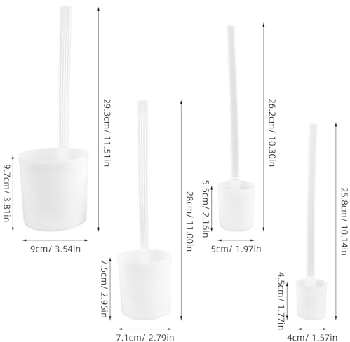 MUELODSIC 4 piezas Cucharones de para Vino y Agua con Mango Medidoras Multifuncionales para Servir Líquidos Cocina y Bar Diseño Liso Fácil de Limpiar
