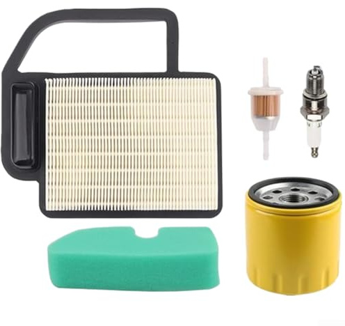 Filtre à air et filtre à huile pour tondeuse à gazon, accessoires de moteur compatibles avec XT1 LT42 13AVA1CS056 – Ensemble de rechange pour une performance et une protection optimales (1 lot)