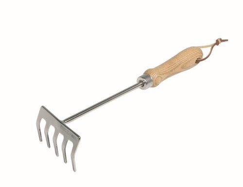 Siena Garden Kleinrechen ClassicLine, Edelstahl mit Holzgriff, 599866