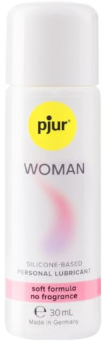 pjur WOMAN - Gel lubrificante per donna a base di silicone - per sesso e divertimento prolungati - ottimo per pelli sensibili (30ml)