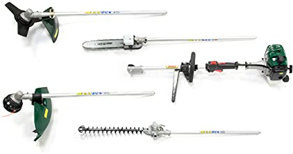 Webb WEMC26 4-in-1 Multicutter 2-Stroke Petrol Line Trimmer, Brushcutter, Hedgetrimmer and Pruner or Chainsaw - 3 Year Guarantee