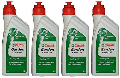 Castrol Aceite para cadena de jardín, lubricante para cadena de motosierra, 4 litros