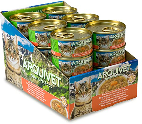 ArquivetPackung mit 24 Dosen Thunfisch in Sauce mit Lachs 80 g.