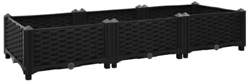 vidaXL Lit surélevé 120x40x23 cm Polypropylène