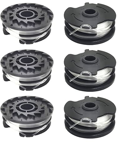 6 Stück Ersatz Fadenspulen für Parkside LIDL PRTA 20-Li C3 A1 B2, PRT 550 A1, PRT 550 A3, PRT 300 A1, 8,3 m 1,65 mm Spulen kompatibel mit Parkside Akku-Rasentrimmer