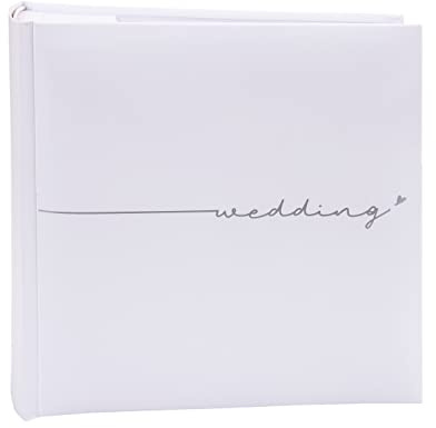Kenro Fleur White Wedding Traditional Photo Album with 23x24cm pages – FLR202