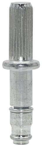 Wagner 11009699 Lot de 2 goupilles cannelées Ø 8,5/8 mm x hauteur 20/26/50 mm, pour patins de meubles/patins de meubles avec support 8 mm, acier galvanisé, anneau de serrage