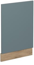 Vicco Panel Frontal R-Line, Gris Azulado, 45 cm sin encimera, para combinación Libre Dentro de Sistemas de Cocina modulares