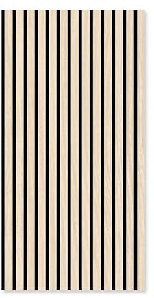 PROVISTON Akustik - Panneaux muraux 3D - 1040 x 520 x 10 mm - En bois véritable - Chêne clair - Panneaux muraux modulaires