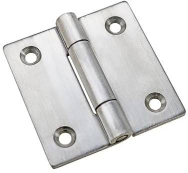 304 Edelstahl Schrank Tür Scharnier 75 * 75 * 3 Ausrüstung Schiff Klapp Falttür Scharnier 1Pcs(201 Stainless Steel)