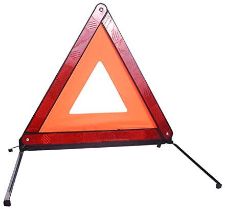 ZOOMIMI Auto-Warndreieck-Stativ, gefaltet, Ausfallstopp, reflektierendes Gefahren-reflektierendes Stativ