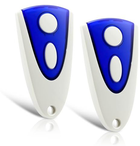 2PCS Garagentoröffner Fernbedienung kompatibel mit Novoferm Novotron Handsender 502 MAX43-2, Novotron 512 MIX43-2, 433,92 MHz – Ersatz Fernbedienung für Garagentoröffner