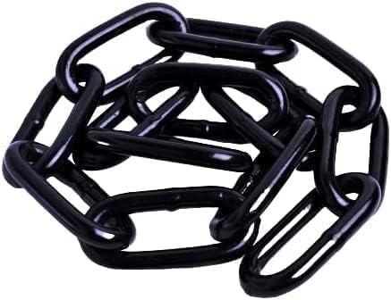 Marwotec 10 Meter Schwarz lackierte Kette 4,0 mm Rundstahlkette Ø 4mm Stahlkette geschweißt - Stahl -Schwarz beschichtet - Ø 4mm Ideal für den Außeneinsatz von Marwotec aus Deutschland