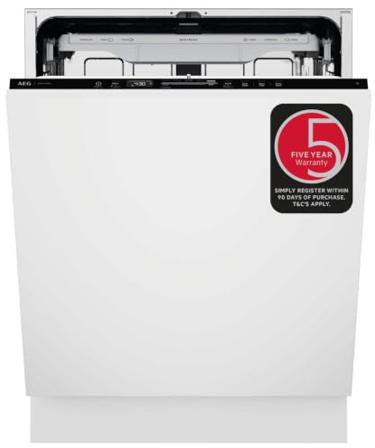 AEG Fully Integrated Dishwasher GI8200A2TN, 14 Settings, Class A | 14 place settings, ZoneClean, SmartSelect Connect, 40 dB, Class A