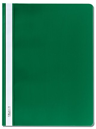Falken Sicht-Schnellhefter PP, A4 Farbe: Grün (1 Stück) | Hefter ideal für Büro und Schule