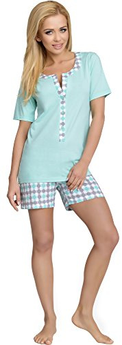 Be Mammy Pigiama Premaman con Funzione Allattamento J5ST3N2 (Menta, S)