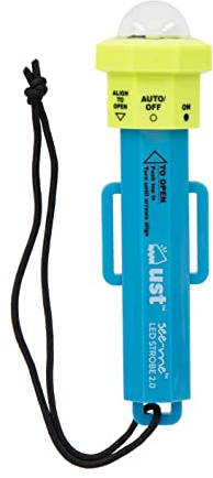 UST See-Me 2.0 Water Activated 45 Lumen Strobe LED Light for Emergency, Camping, Hiking and Outdoor Survival, Orange, One Size (20-4075A-08)